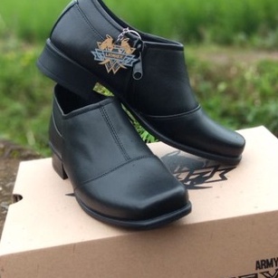 SEPATU PDH WANITA  KULIT SAPI ASLI TNI POLRI POLWAN DINAS KANTORAN PENTOPEL