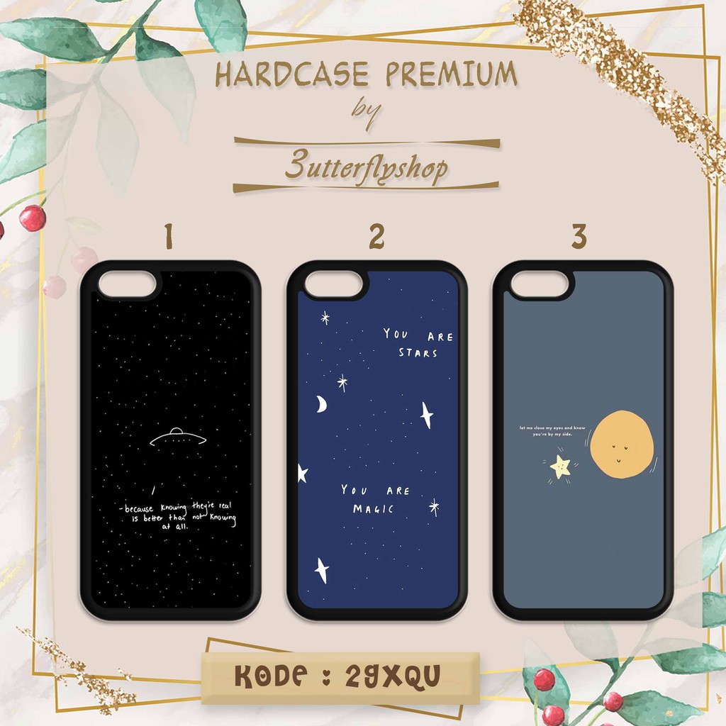 Hardcase Galaxy Quotes casing case HP xiaomi samsung iphone oppo vivo realme redmi meizu