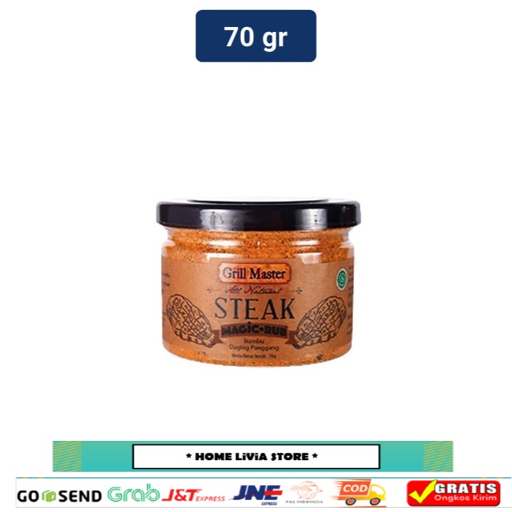 

Jay's Kitchen Grill Master Steak Magic Rub 70 gr