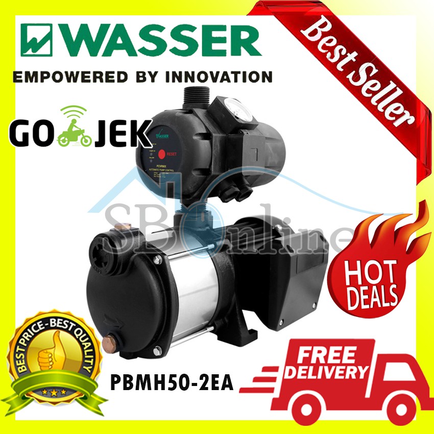 Pompa Booster Wasser PBMH50-2EA (2 Impeller Stainless)