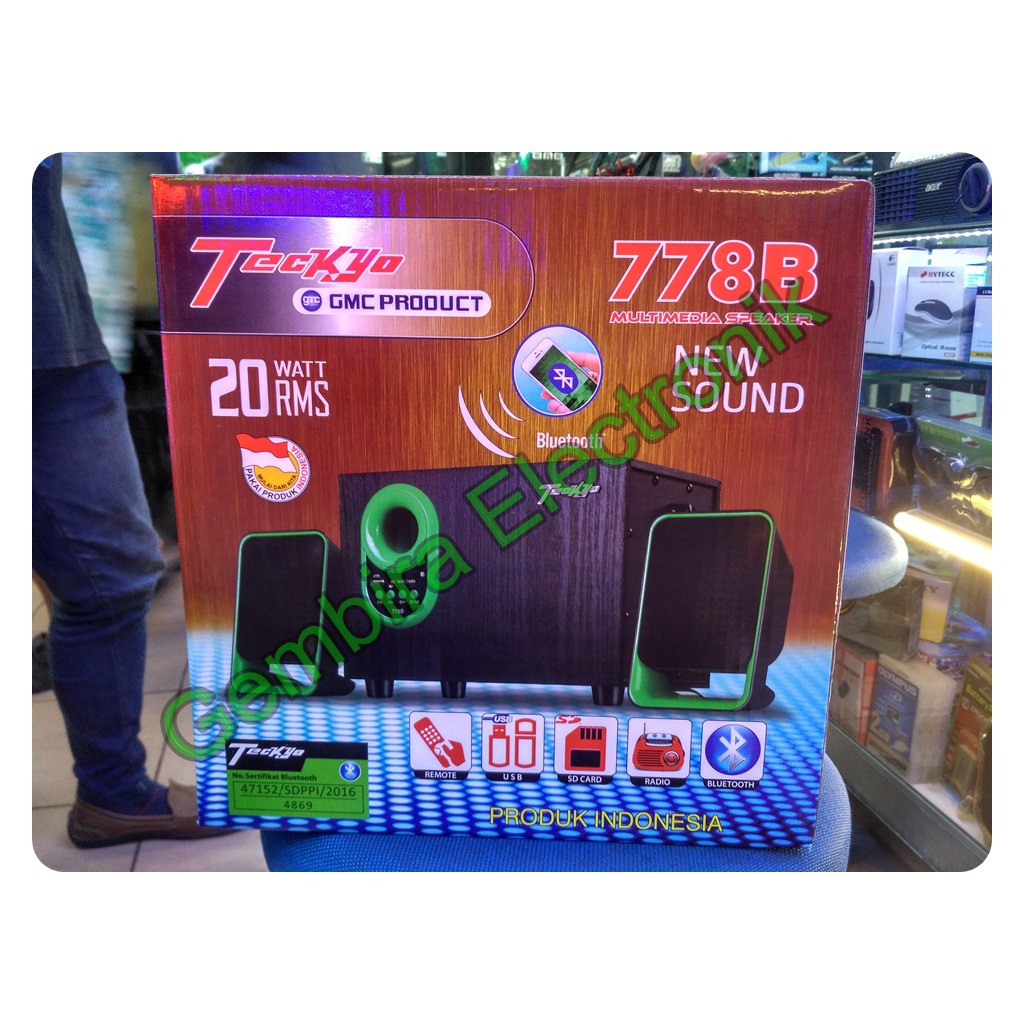 speaker bluetooth home theatre Tekyo 778B