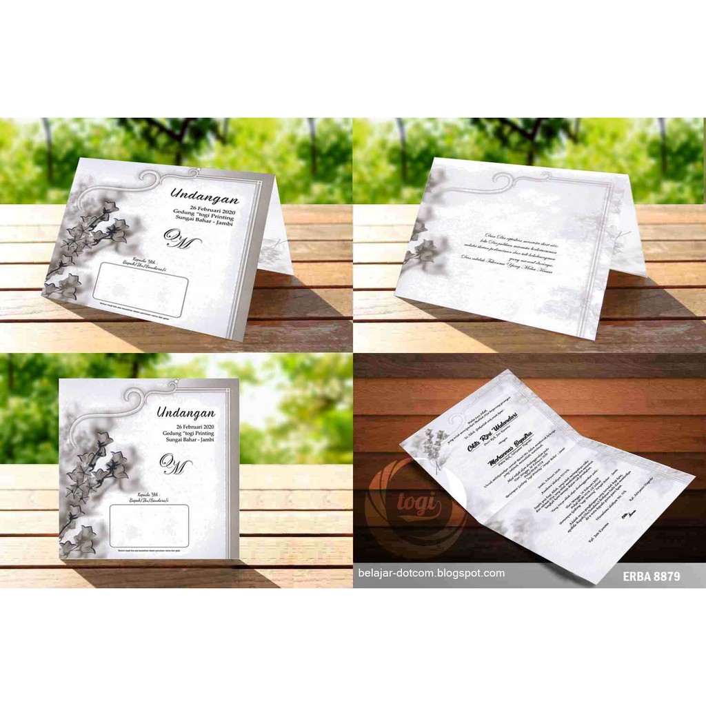 Undangan Pernikahan I Erba 8879