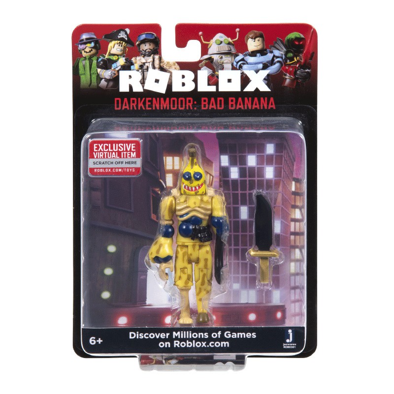 Roblox Darkenmoor Bad Banana Mainan Figure Original Shopee Indonesia - bad id roblox