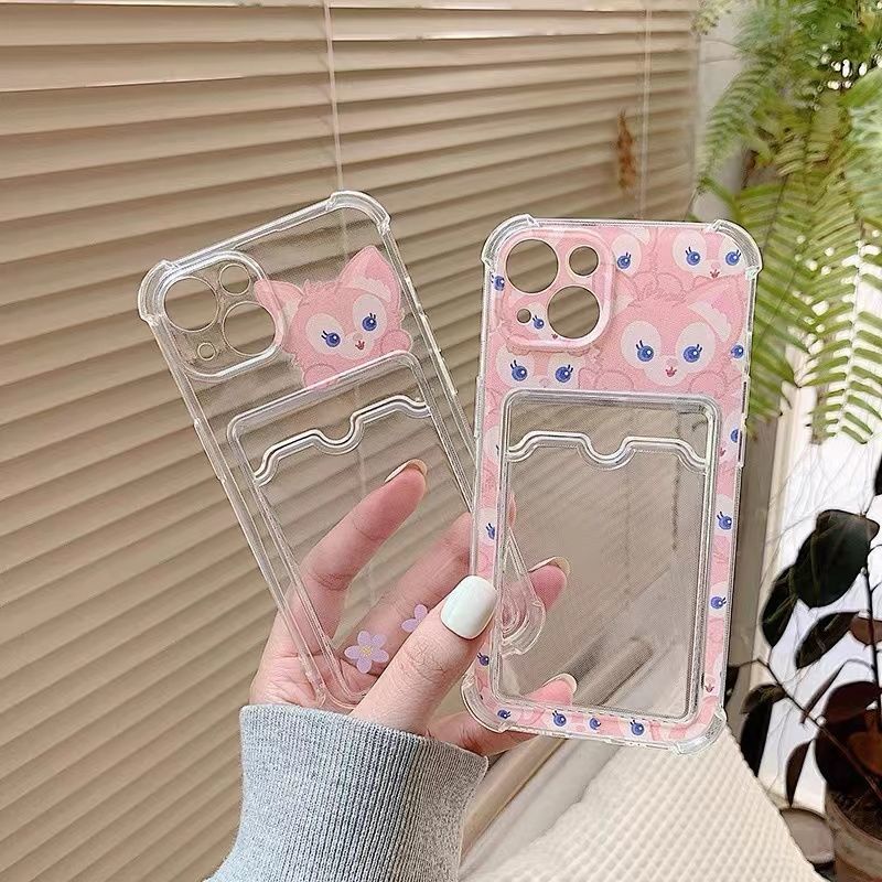 Soft Case Silikon TPU Transparan Motif Rubah Untuk IPhone 13 12 Mini 11 10 Pro XS Max X XR 8 7 6 6S Plus