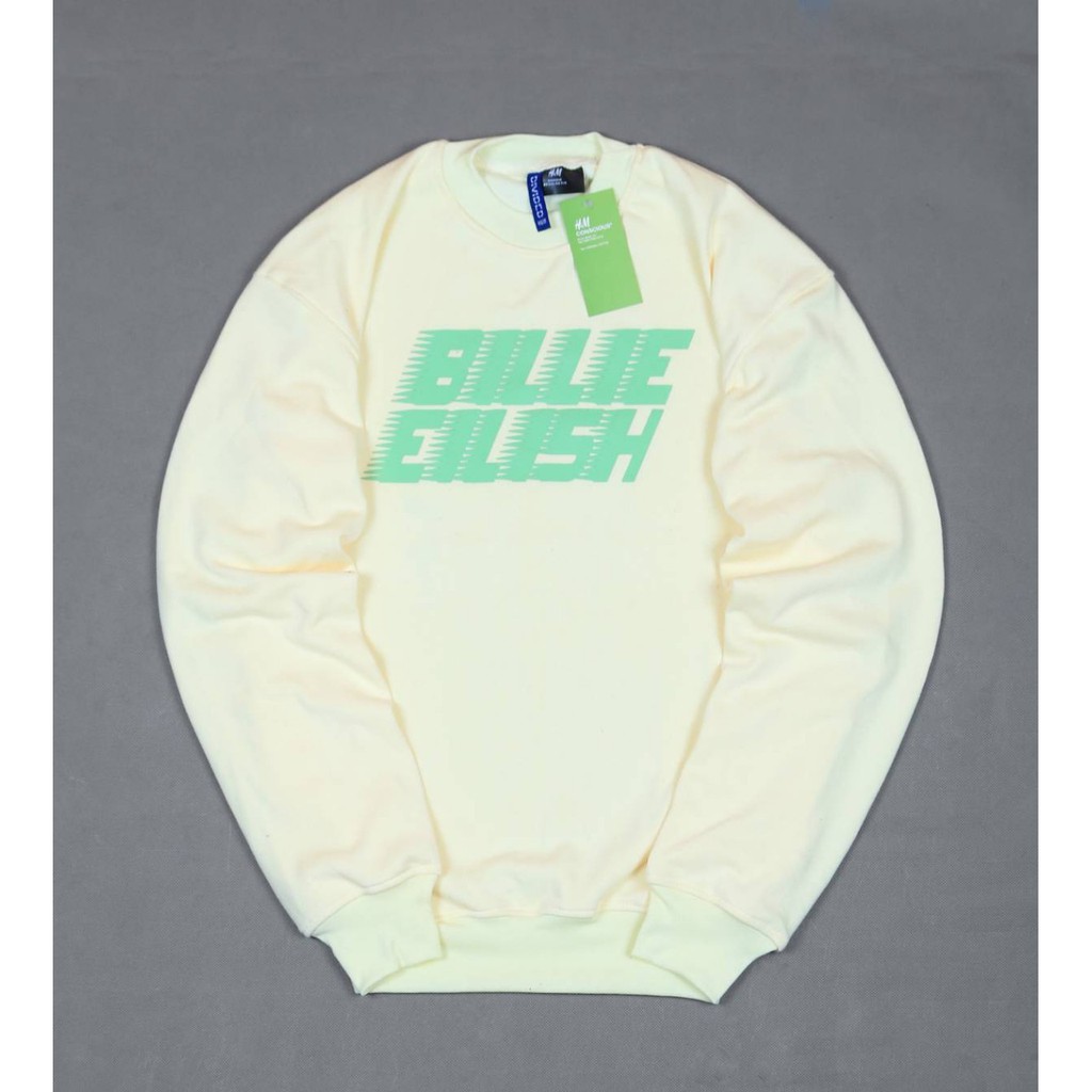 Jaket Crewneck BILLIE EILISH – Cream Edition Trendy Casual Unisex Good Brand Quality Stylish