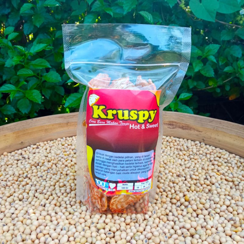 

TEMPE KRIPIK KRUSPY HOT & SWEET 100GRAM