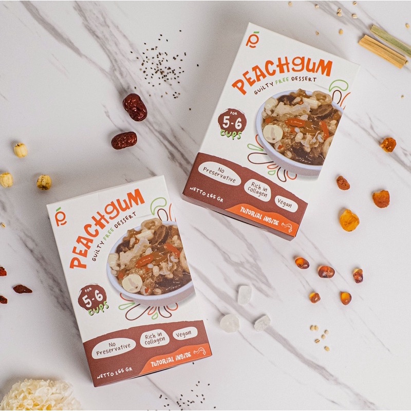 

HALAL!! PEACH GUM HEALTHY DESSERT