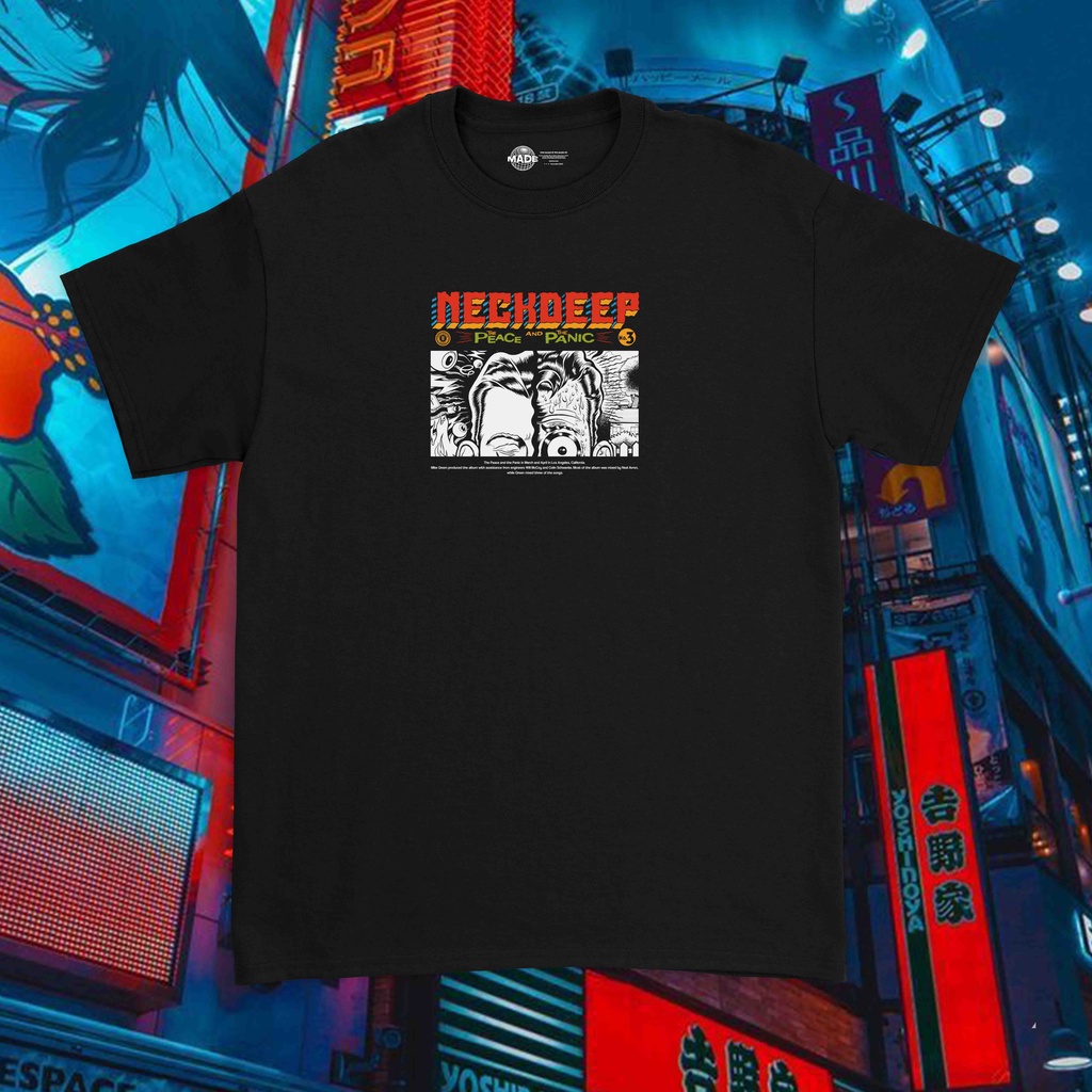 Kaos Musik Neck Deep - Musik Merch | Unisex | Baju Neck Deep | Neck Deep Tees