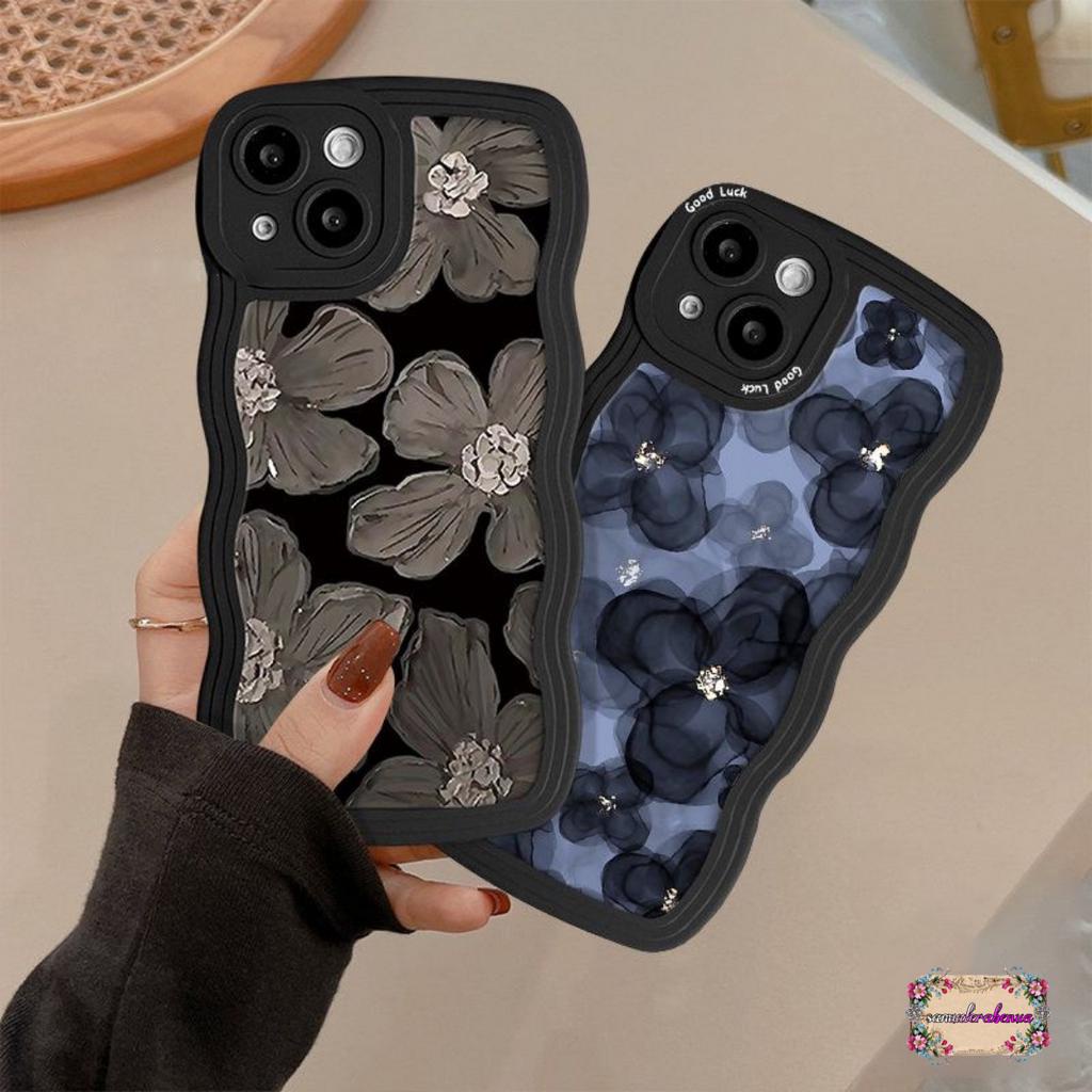 SS820 CASE SILIKON CASING OIL PAINTING FLOWER FOR IPHONE 6 6+ 7 8 7 PLUS 8 PLUS X XS XR XS MAX 11 12 13 14 MAX 14 PROMAX SB5426