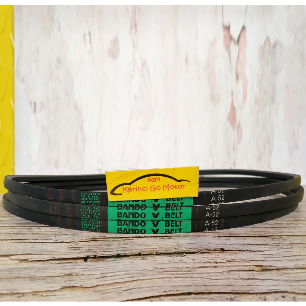 BANDO VAN BELT A-52 V BELT TALI KIPAS A52 FAN BELT VANBELT POLOS A-52