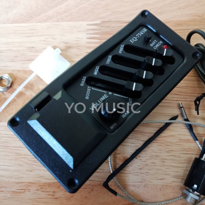 EQ 7545 Pickup Gitar Akustik Elektrik 7545R EQ 7545 R Original