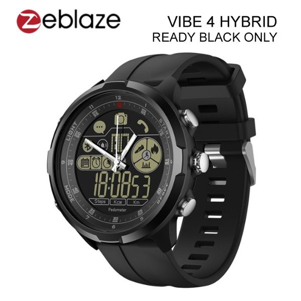 #GudangSatu - Zeblaze VIBE 4 HYBRID Rugged Hybrid Smartwatch Waterproof Smart Watch
