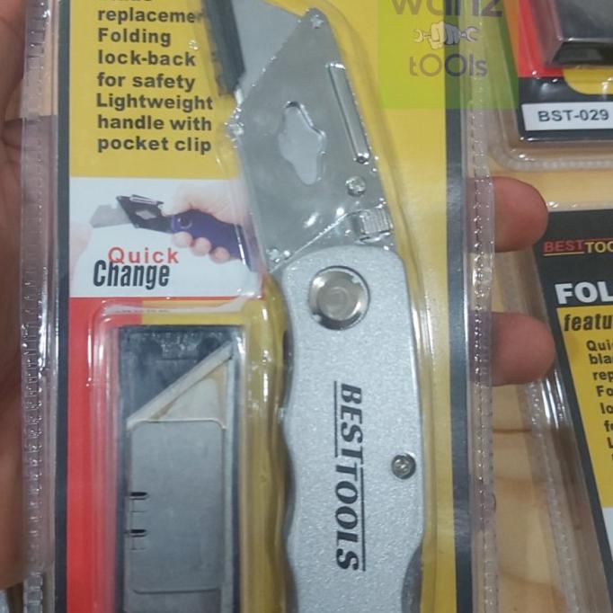 

Nikmati Pisau Cutter Lipat Serba Guna - Foldable Knife Utility Cardboard Promo