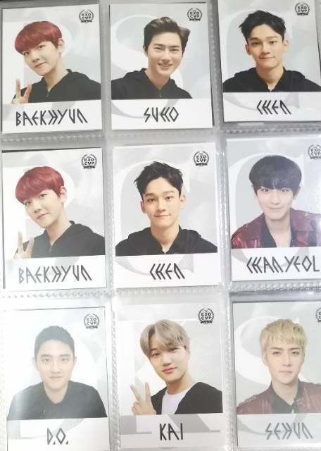 Official exo japan fan meeting photo card - 2017