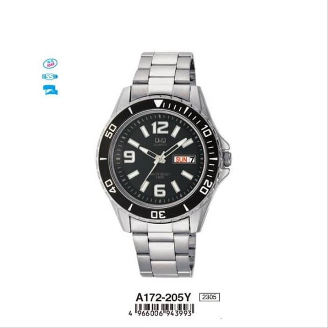 Jam Tangan Pria Q&Q QnQ QQ Asli Ori Original A172 A172J A 172
