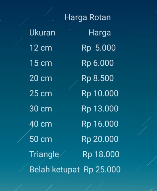 Ring rotan, (kore) kerajinan macrame tebal 1cm