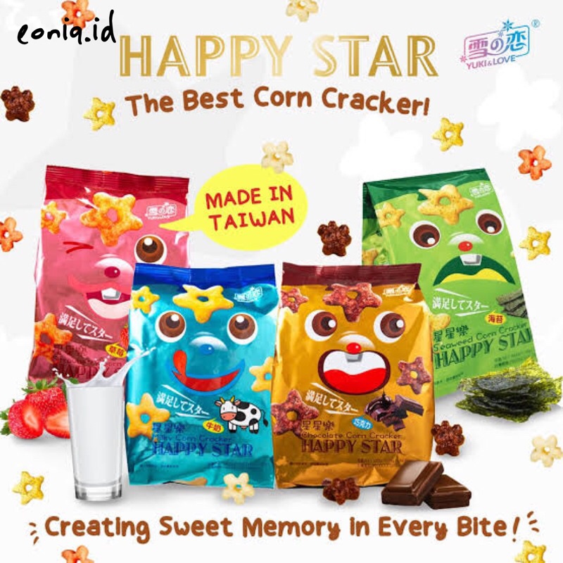 

Happy Star Corn Cracker 55gr