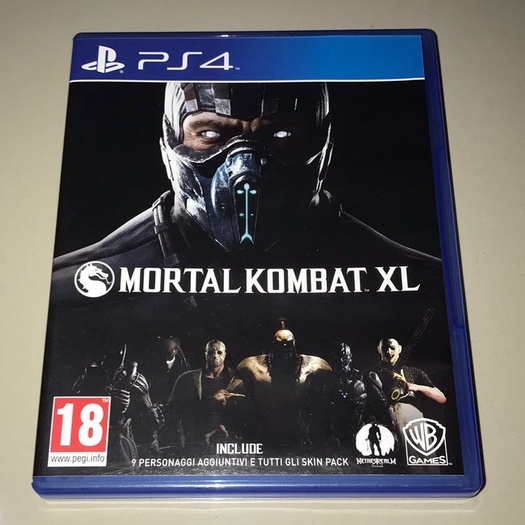 [PS4] Mortal Kombat XL (Region 2 / English) MK BD Kaset PS 4 CD Games Playstation PS5 5 Reg2 Reg R2 