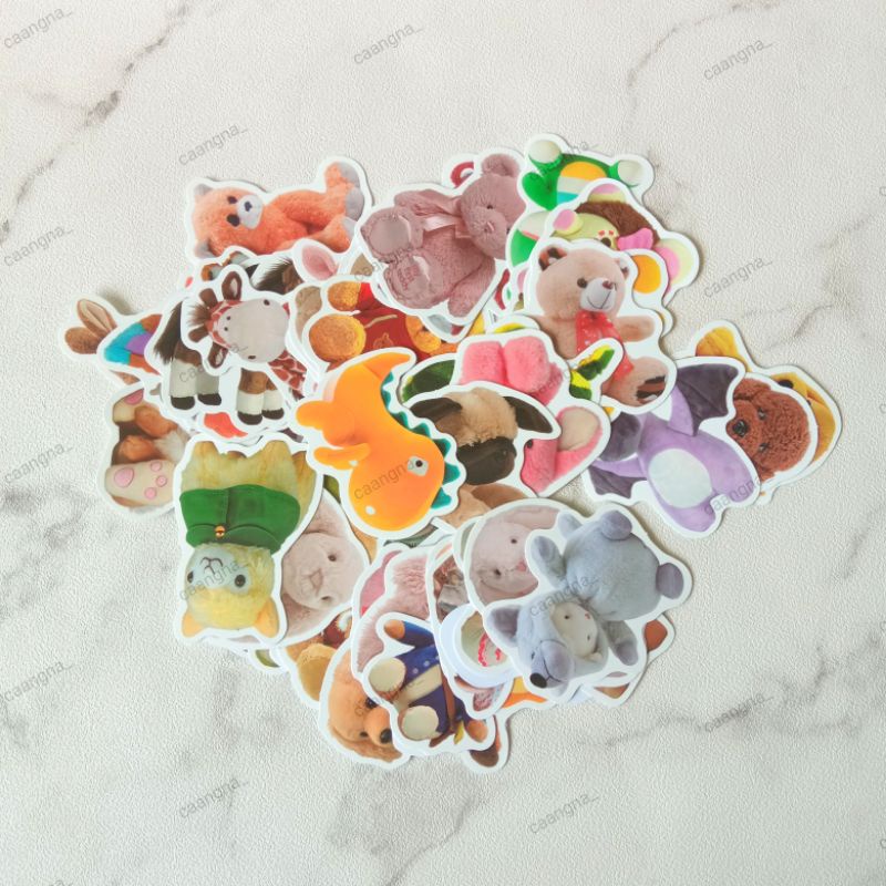 

(CA-08) 1 pcs stiker boneka / stiker doll / sticker bear / stiker journaling / stiker laptop hp