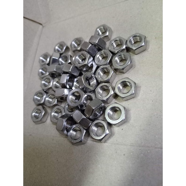 5 pcs MUR STAINLES M16/ MUR SS304 M16/ MUR SUS M16/ HEX NUT M16