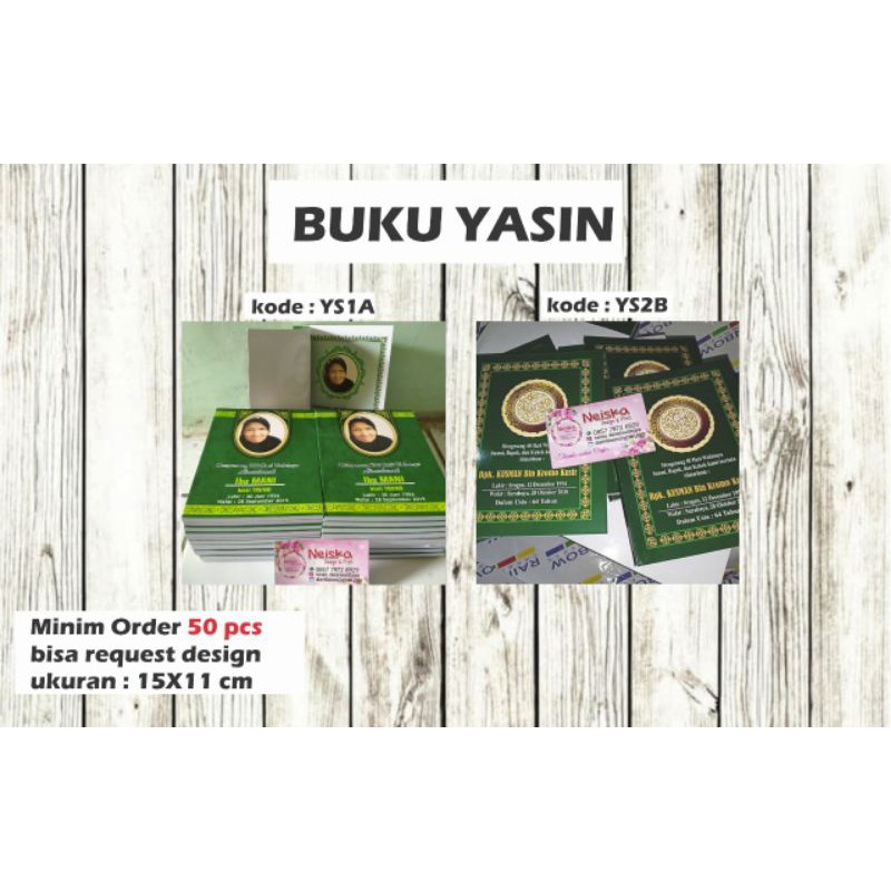 Buku Yasin dan Tahlil, 128 Halaman, Cover + isi.