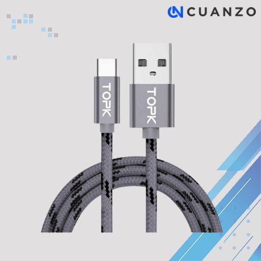 Kabel Charger USB Type C Braided 1 Meter 3A / Type C Android Cable Charger / Kabel data Type C Xiaomi Samsung Oppo Vivo Vivan / Kabel Data Type C Robot / Kabel Usb Male To Female Murah Original / Kabel USB Type C Fast Charging Murah Original