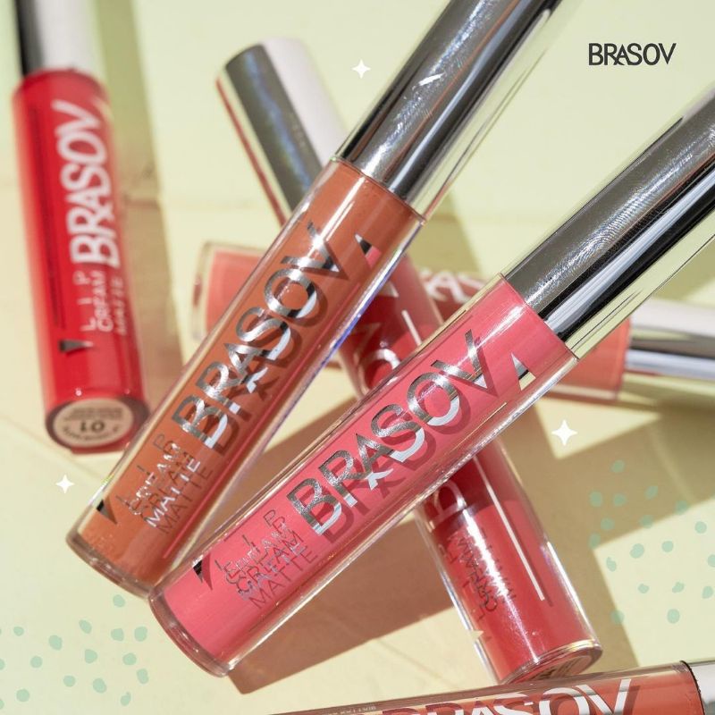 BRASOV Fresh &amp; Long Lasting Matte Lip Cream [BPOM]