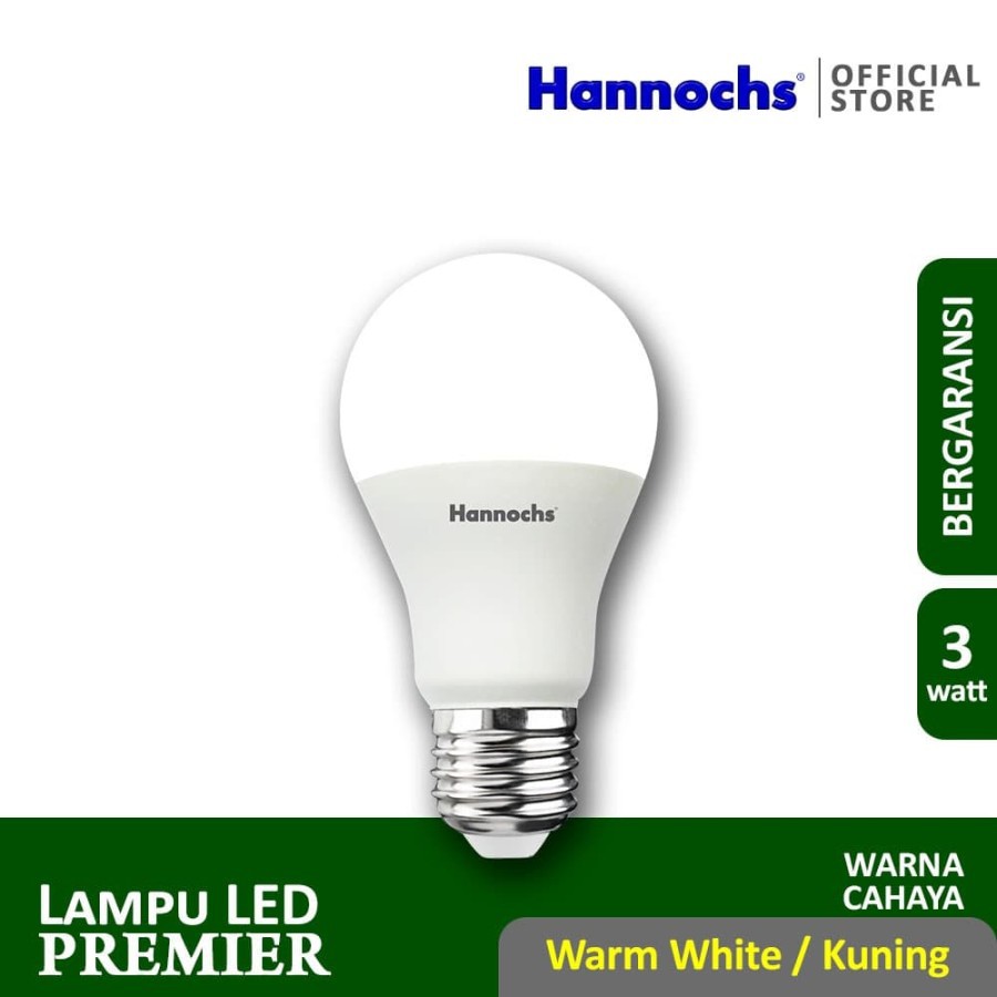 Hannochs Lampu LED Premier 3 Watt - Cahaya Kuning