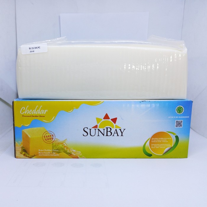 

101bfbb Sunbay Keju Cheddar Cheese Hijau 2Kg Xa201As