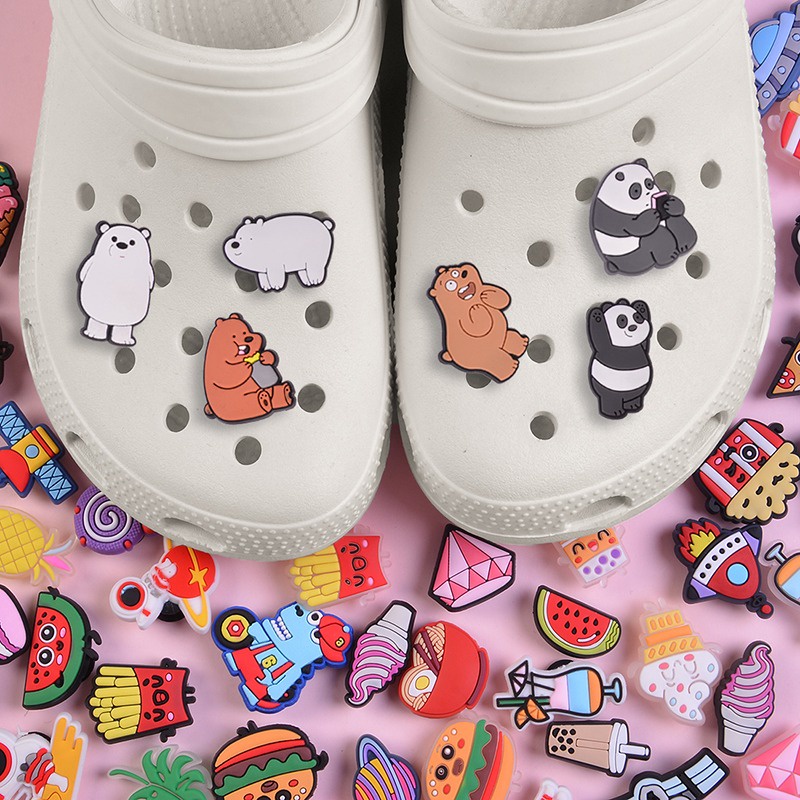 Jibbitz Lucu Dapat Dilepas Untuk Sandal Sepatu Buckle Decorate Accessories Charms