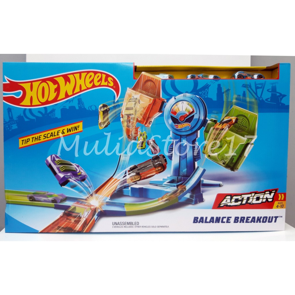 Hot Wheels Action Track Set Balance Breakout