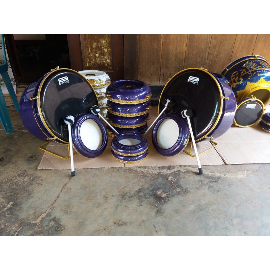 Alat Rebana Hadroh Full set Polos