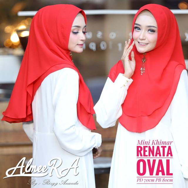 KHIMAR RENATA OVAL ORI ALMEERA BY RA