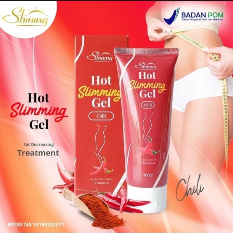 Shinning hot slimming gel chili 100 gr