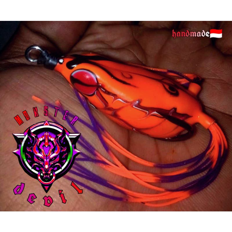 UMPAN CASTING SOFTFROG 5CM TERBARU/UMPAN TIRUAN/UMPAN KARET/UMPAN MANCING/LURE/UMPAN IKAN GABUS