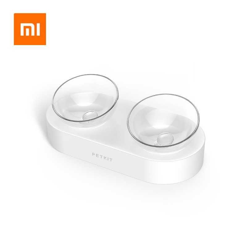 Best Seller ! Xiaomi PETKIT Tempat Makan Hewan Kucing Anjing Double Bowl Feeding