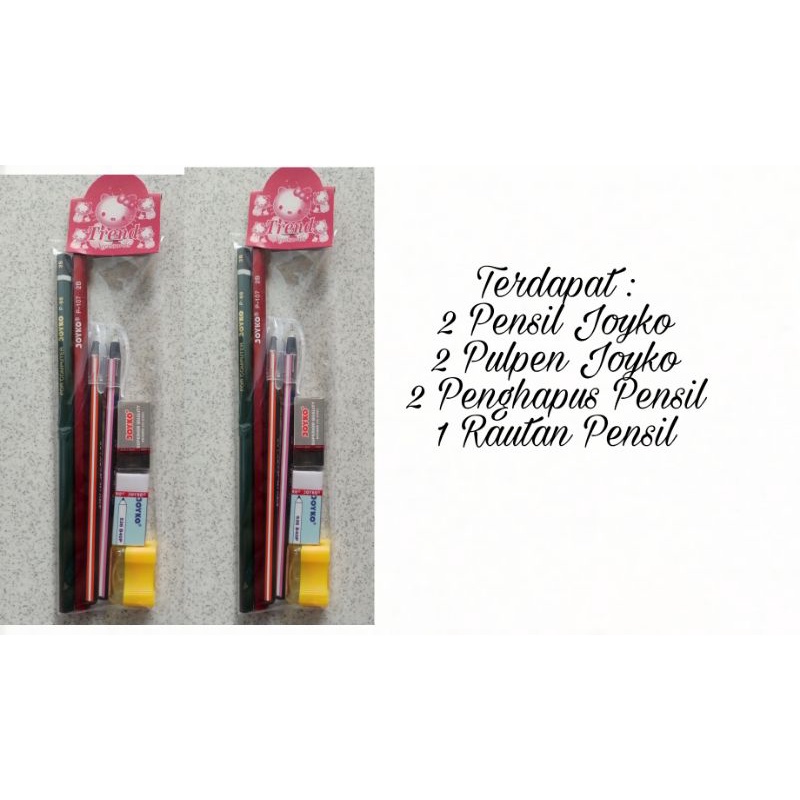 Pensil Joyko / Pulpen Joyko / Penghapus Joyko / Rautan Pensil