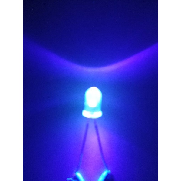 10 pcs led 5mm warna ungu
