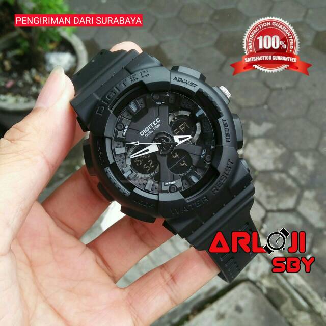 Jam tangan pria DIGITEC DG 2032 original tahan air