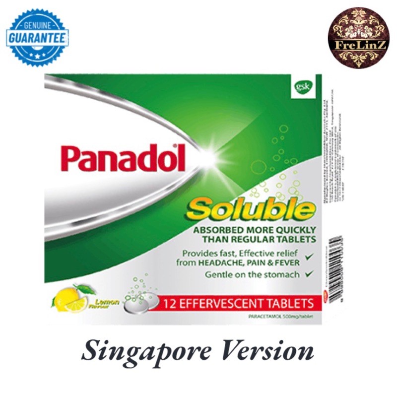 Panadol Soluble Singapore 12 tablets