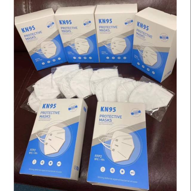 20 buah (1 box) Masker medis 5 ply FFP2 . KN95 . setara dengan N95.