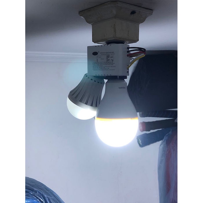 Fitting Lampu Remote, 2 Lampu