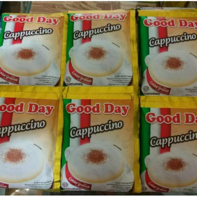 

GOOD DAY CAPPUCCINO 1 Renceng @ 10 Sachet