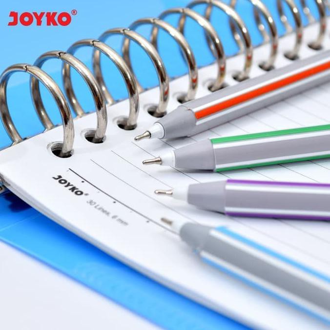 

IBARUl Ball Pen Pulpen Pena Joyko BP-275 Blue Biru Tris 0.7 mm 1 Box 12 Pcs ICQl