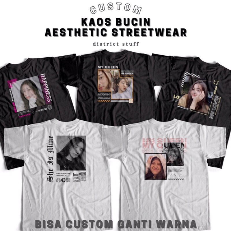 KAOS CUSTOM BUCIN