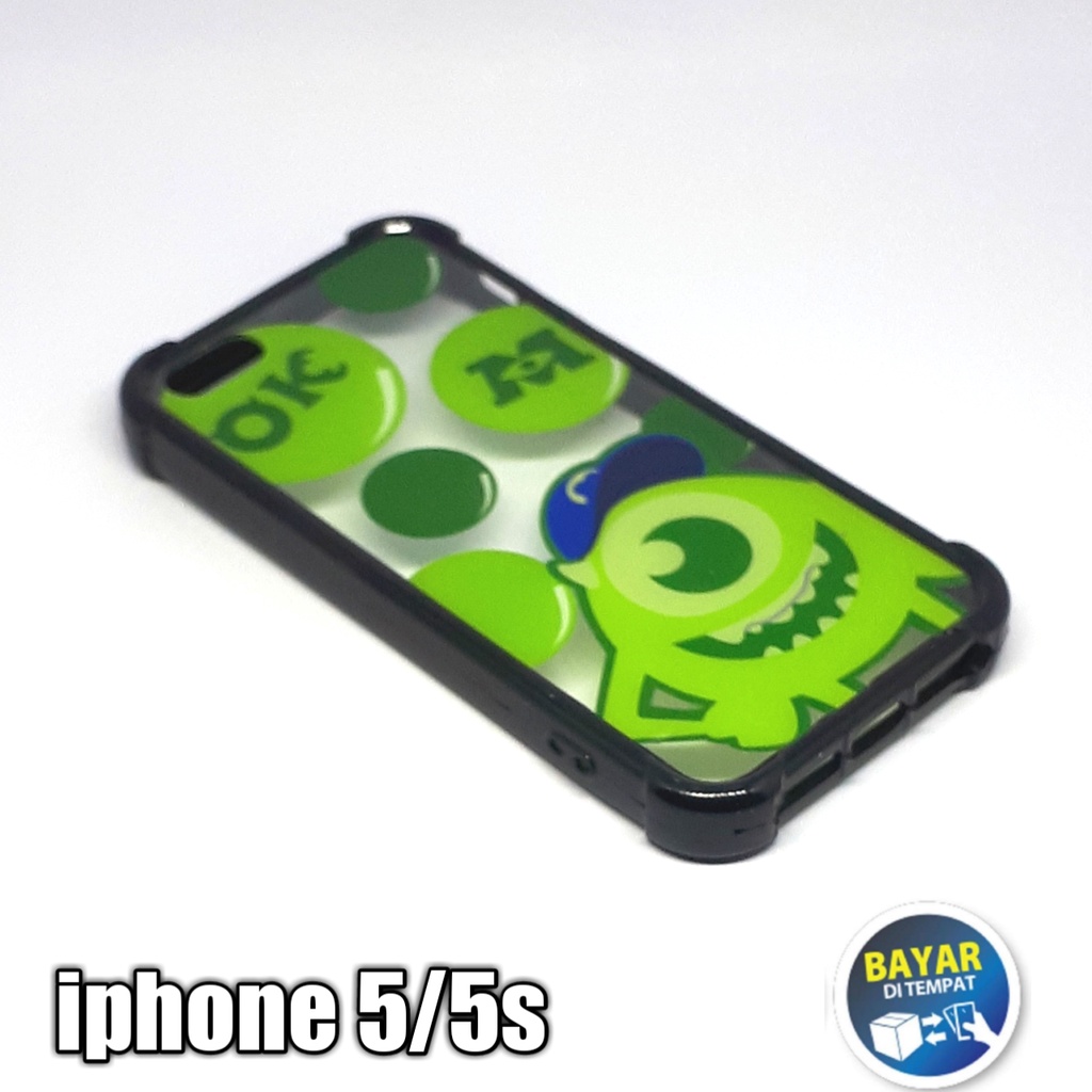 Casing Iphone 5/5s Softcase Anticrack Motif Silikon Hp Cover Hp Motif