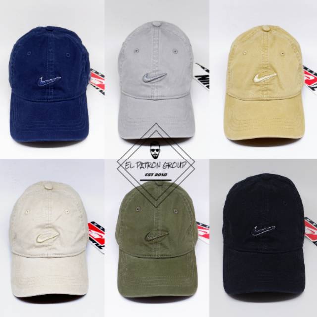 topi baseball NIKE import logo bordir 6 warna UNISEX ( FREE BOX )