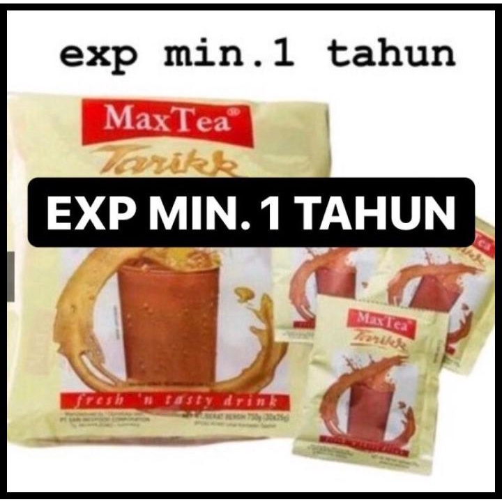 

Maxtea Teh Tarik 25 Gram X 30 Sachet / Max Tea Teh Tarik