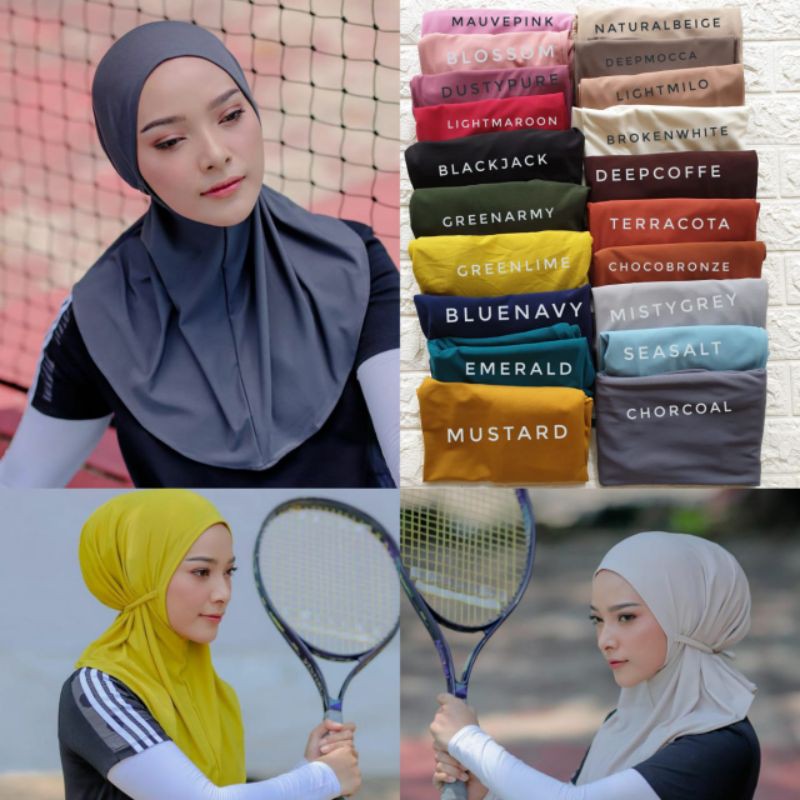 Bergo Sport Tali Bahan Jersey Allsize by APPLEHIJAB-1