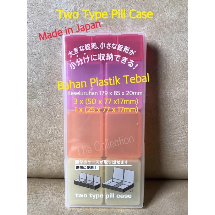 

Box Penyimpanan Obat - Tp0117Jp 306 Two Types Pill Case Kotak Obat 306003 Medicine Box Anting